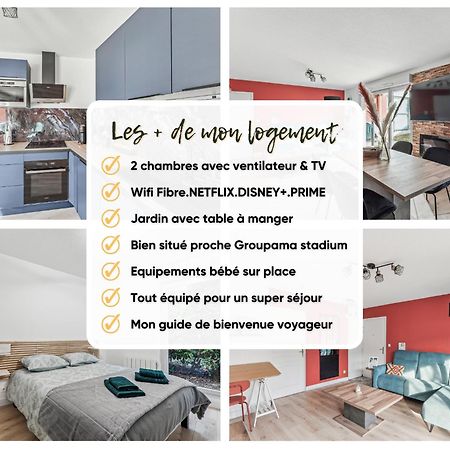Comfort And Tranquility Near Lyon And Groupama Stadium, 4 Personnes Meyzieu Dış mekan fotoğraf